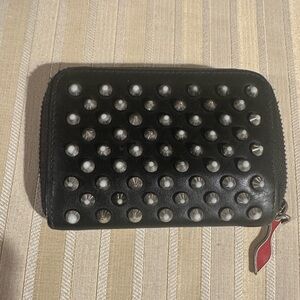 Christian Louboutin Vintage Black Studded Wallet